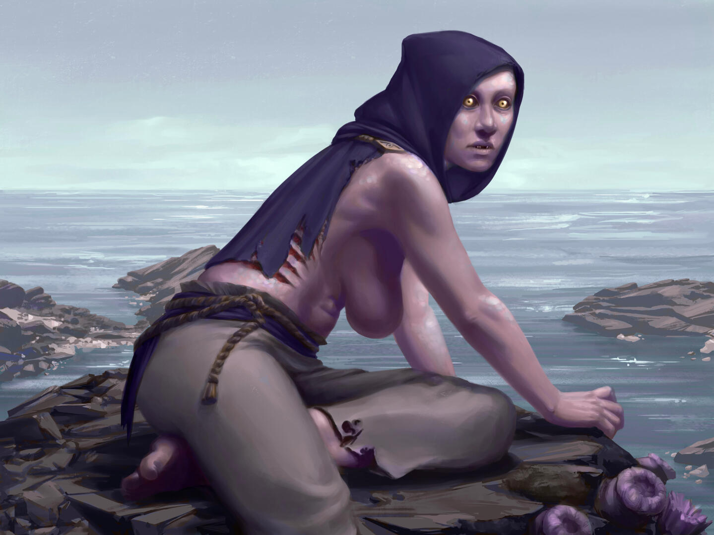 Older piece (2021) to show a full illustration over character work